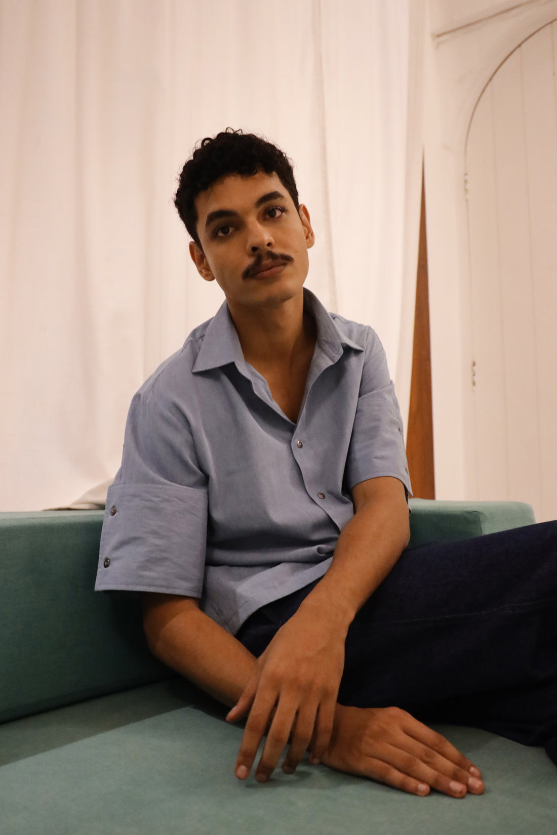 SOFT SHIRTING DENIM UNISEX SHIRT