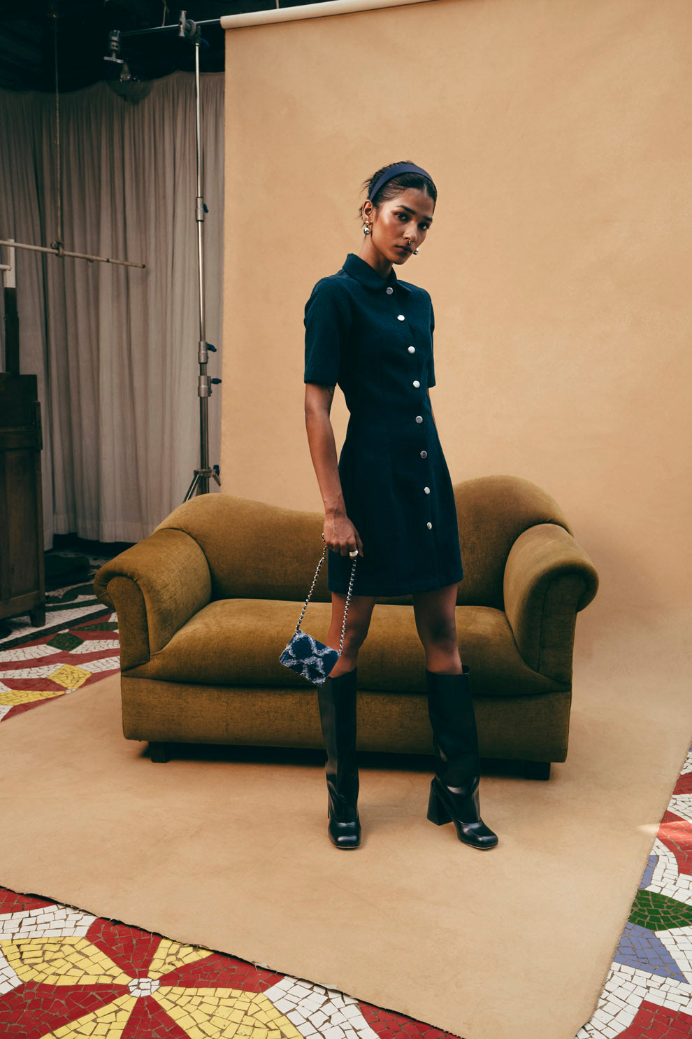 BUTTON DOWN DRESS