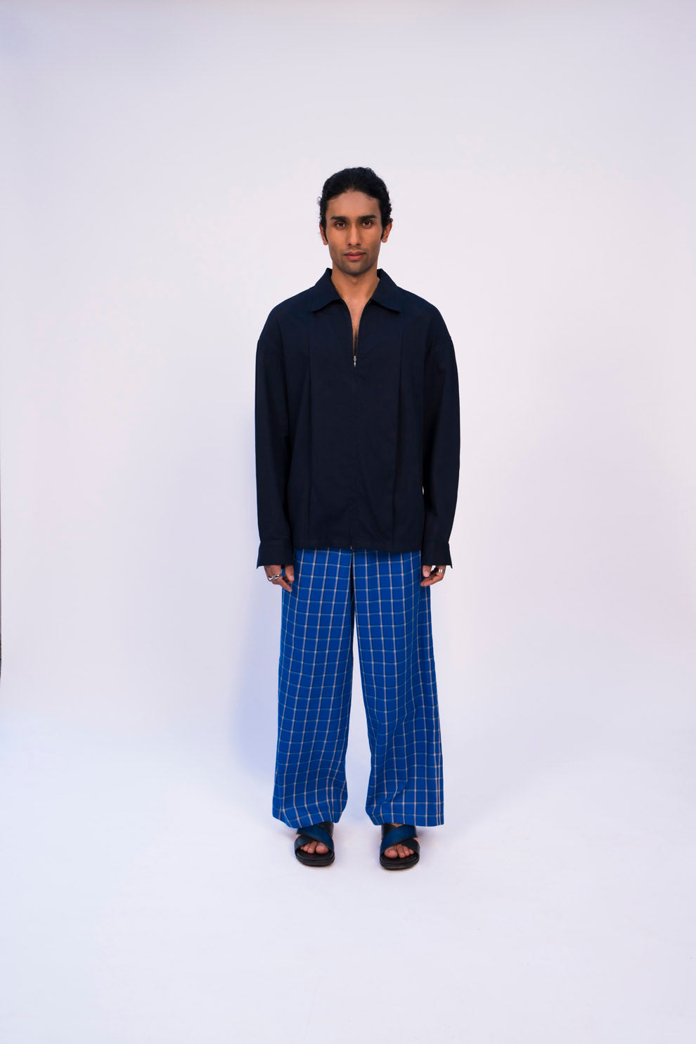CHECK PANTS
