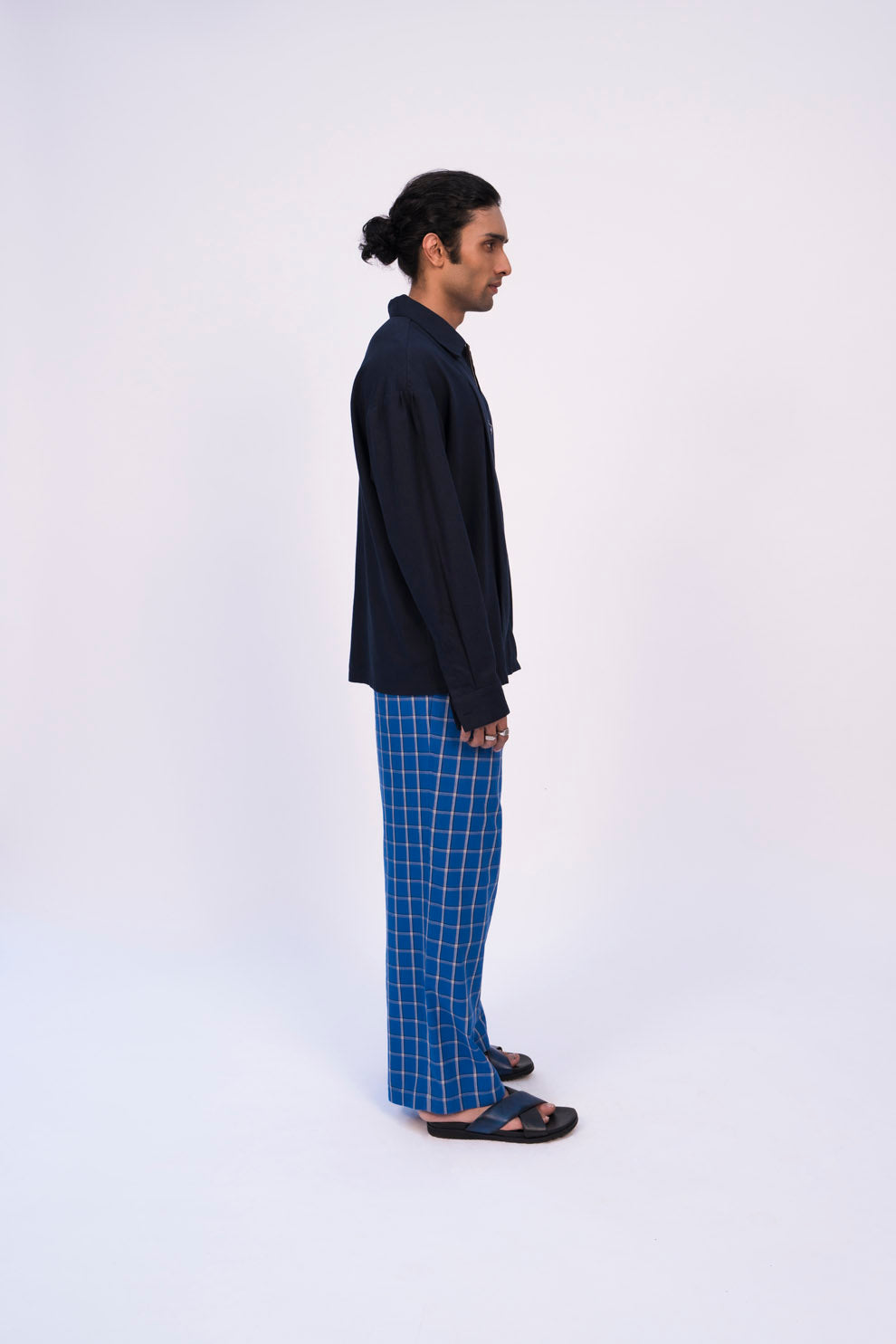 CHECK PANTS