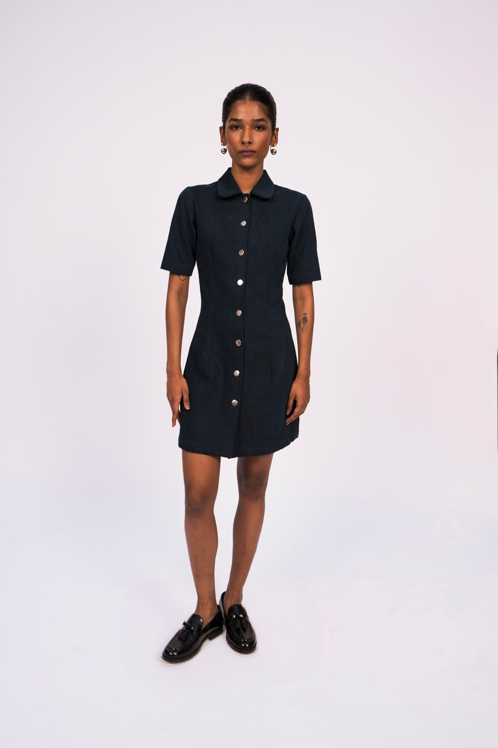 BUTTON DOWN DRESS