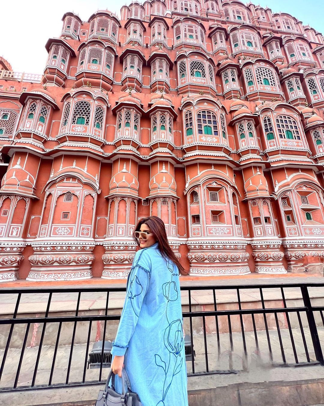 CONTRAST CORDING DUSTER