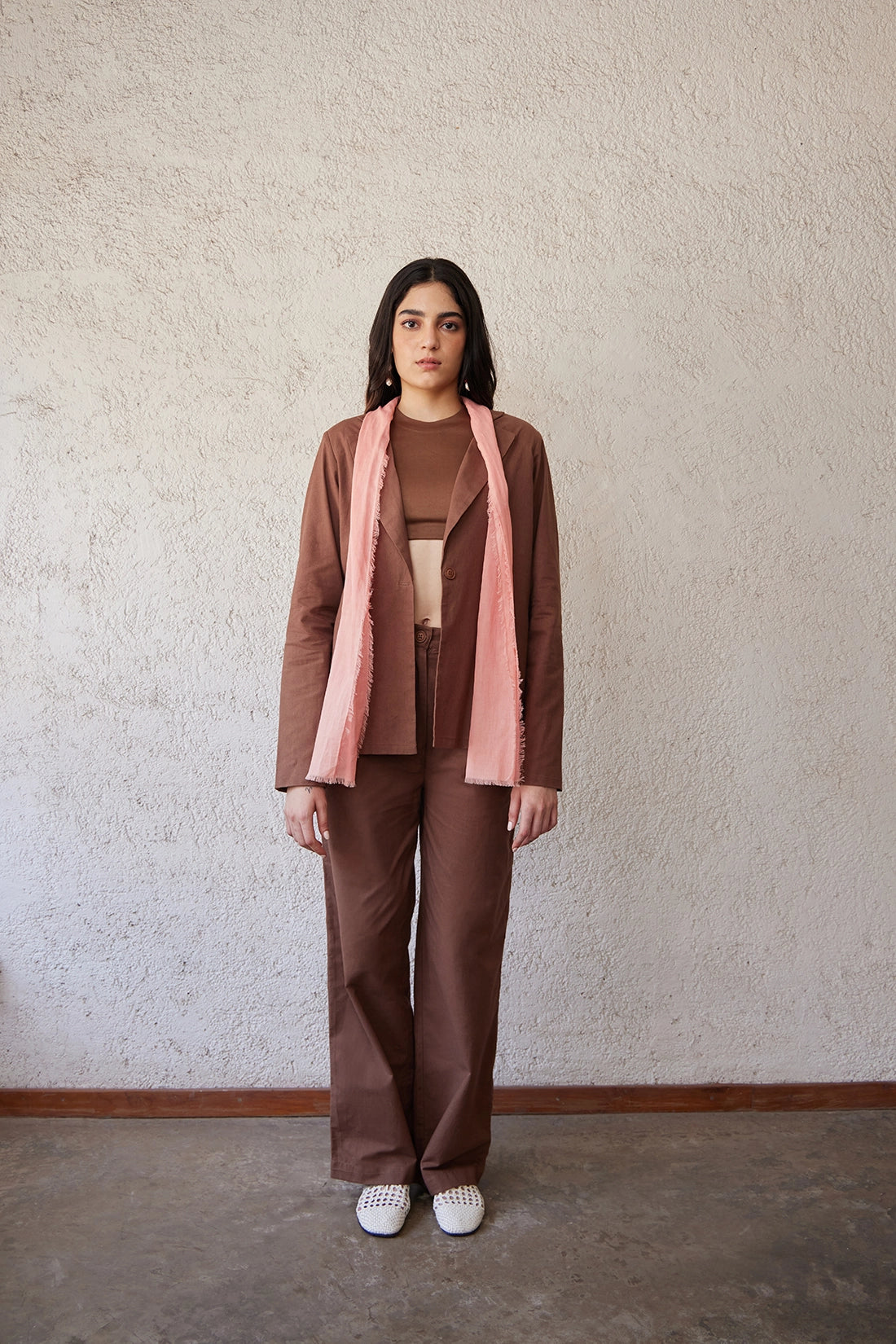 DOWNTOWN JACKET IN COCOA