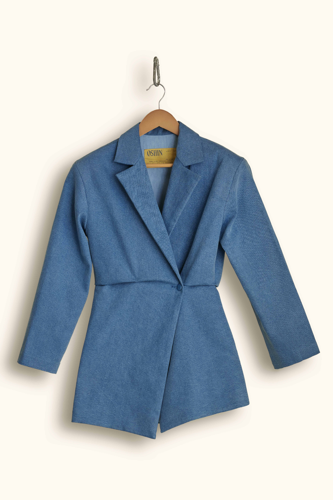 FACTORY DEAD-STOCK DENIM BLAZER DRESS