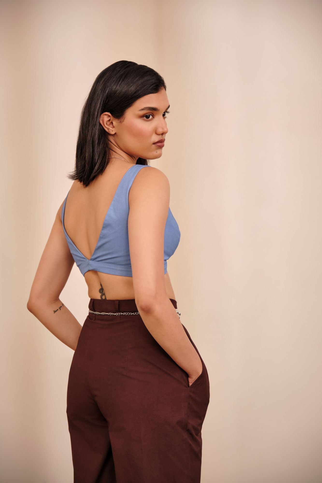 Mila Bralette in Blue