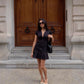 PANELED MINI DRESS