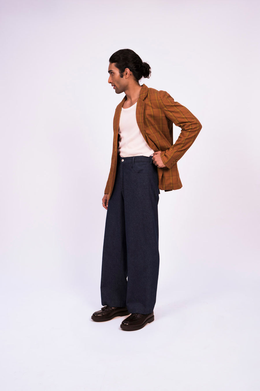 BROWN BLAZER SET