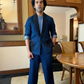 RAJKUMAR RAO IN BLACK CONTRAST JACKET SET