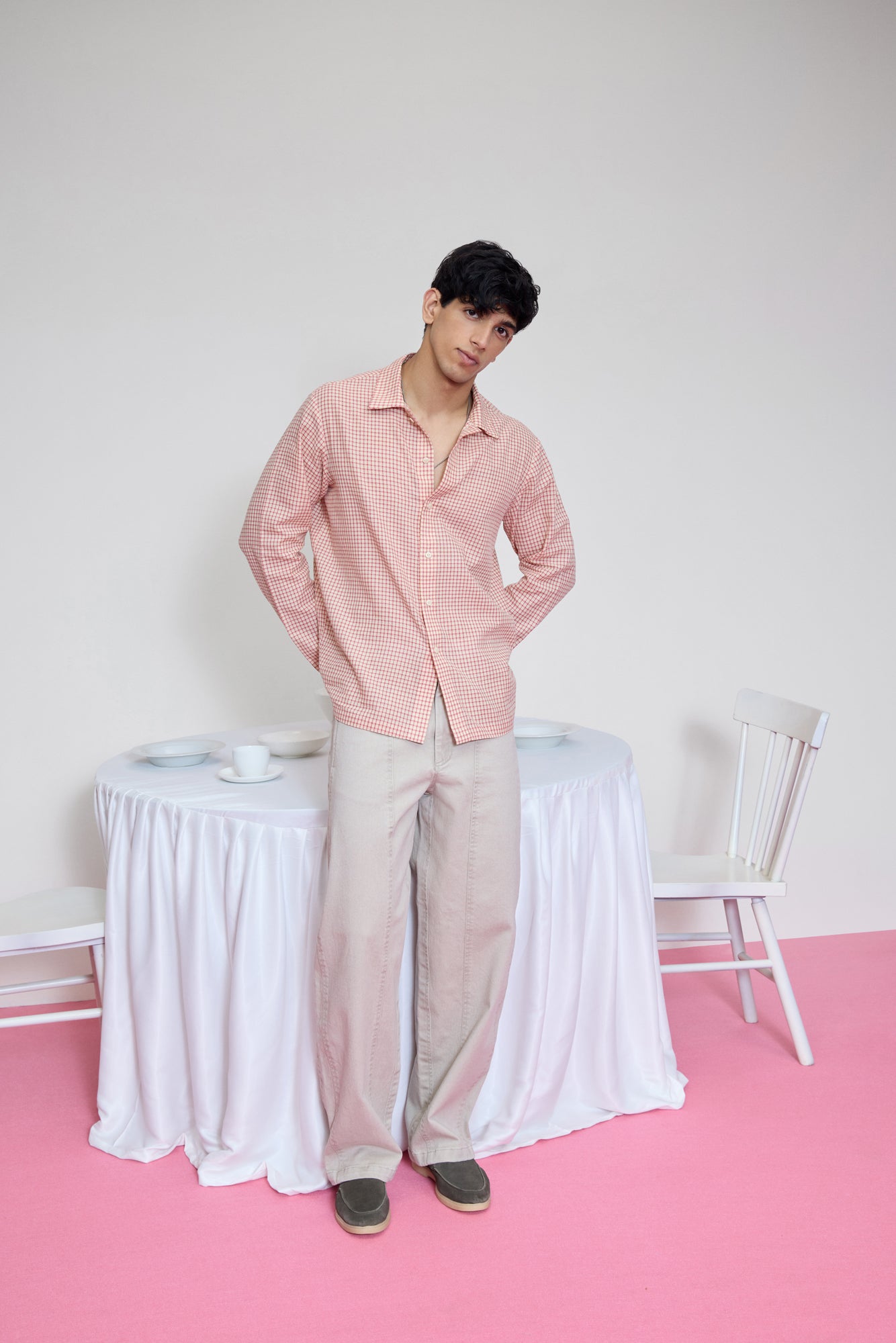 MICRO CHECK SHIRT