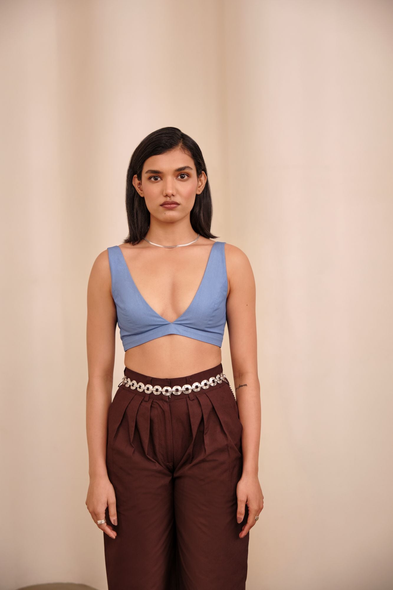 Mila Bralette in Blue