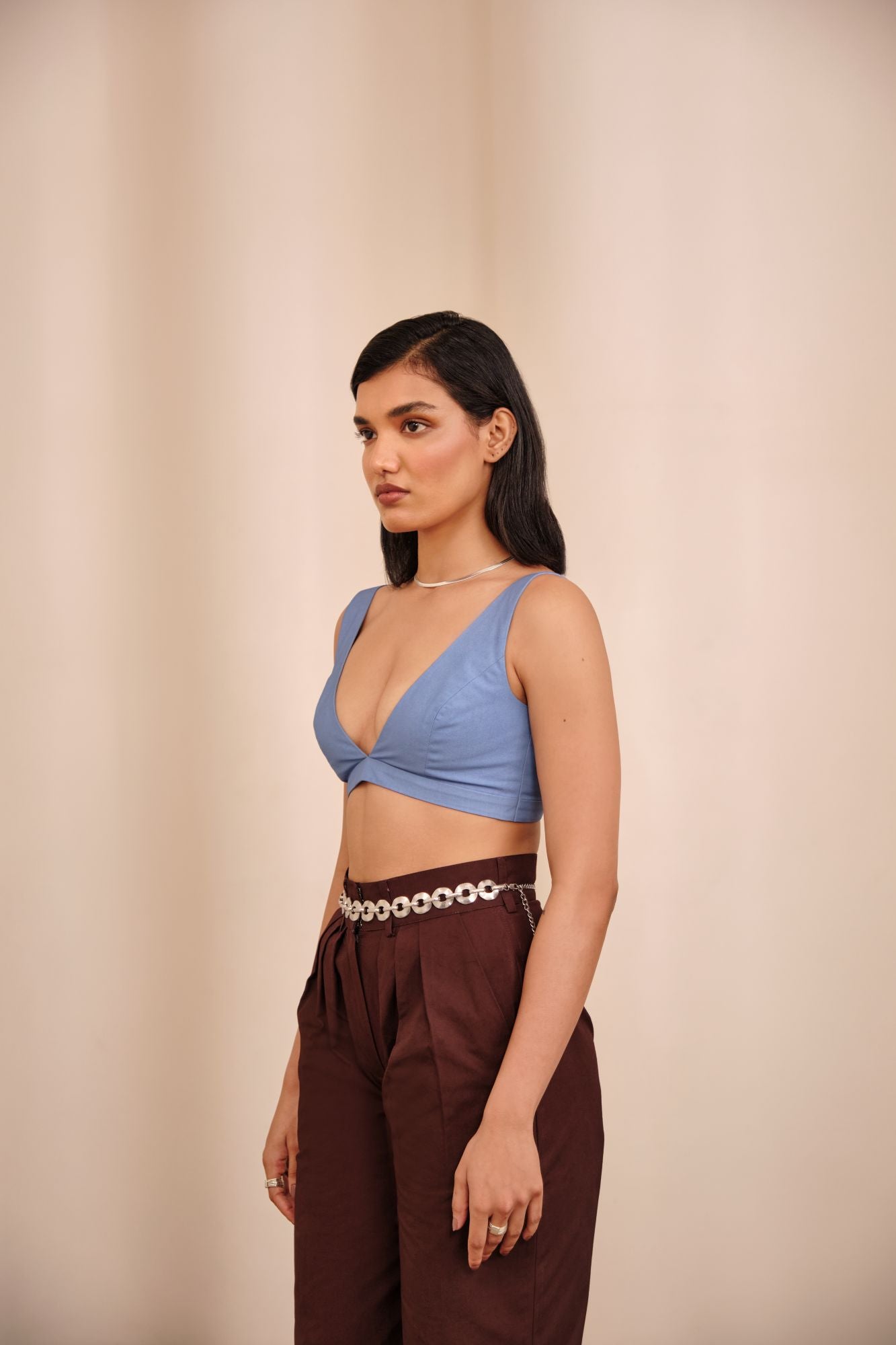 Mila Bralette in Blue