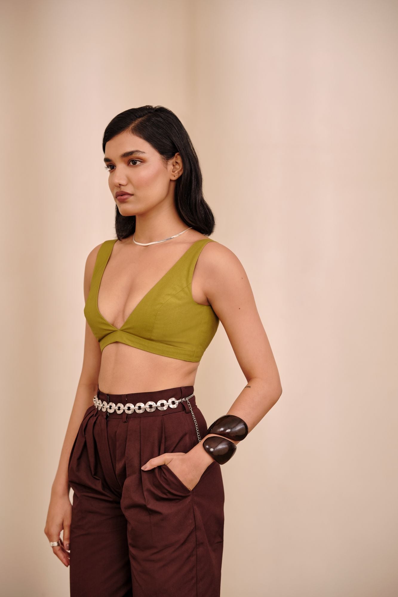 Mila Bralette in Green