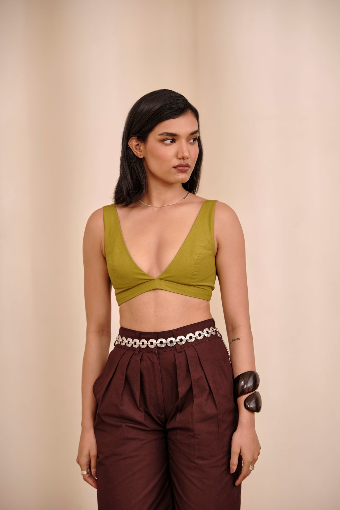 Mila Bralette in Green